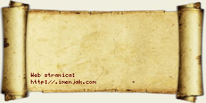 Kristina Džamić vizit kartica